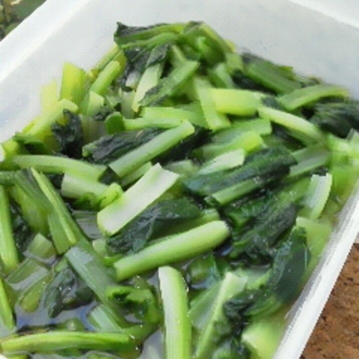 常備菜 小松菜のおひたし レシピ 作り方 By Shimao0 楽天レシピ